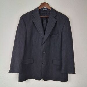 Today's Man Tweed Sport Coat Blazer 44S Made in‎ England Wool Cashmere Gray